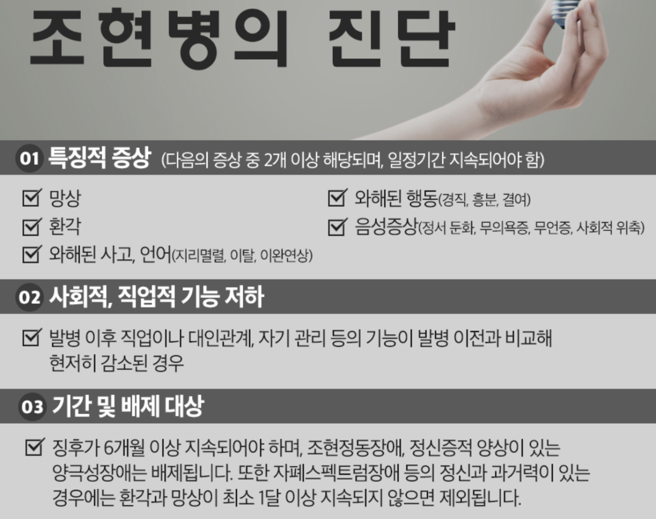 조현병 진단
