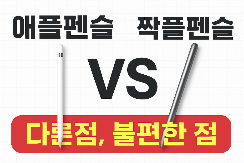 짭플펜슬, 정말 쓸 만할까? 한 방에 정리합니다!